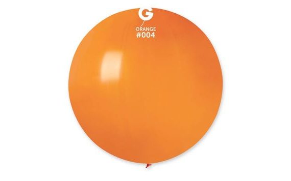 ORANGE LATEX BALLOON 80 CM - 1 PIECE