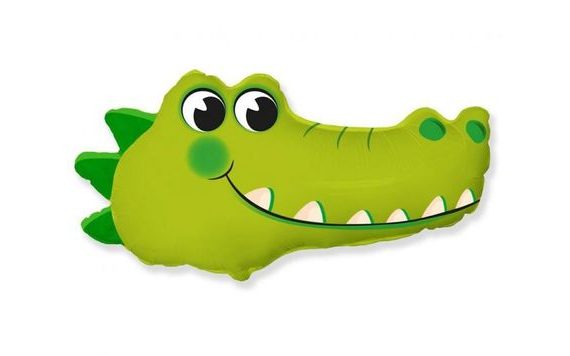 BALÓN FÓLIOVÝ KROKODÝL - SAFARI - 79 CM