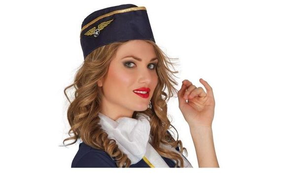 STEWARDESS HAT - FLIGHT ATTENDANT CAP