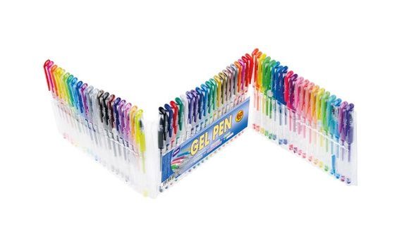 SET OF GEL PENS - 60 PCS