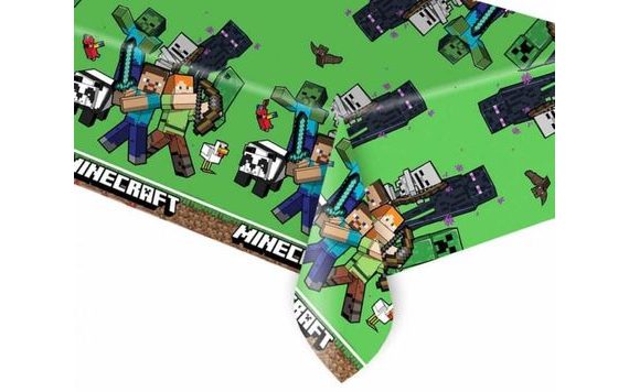 PLASTOVÝ UBRUS PIXEL - MINECRAFT - 120X180 CM