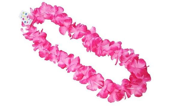 HAWAIIAN WREATH APPROX. 100 CM - ROSE - HAWAII