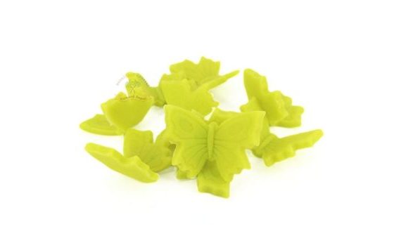 MODELOVANÝ PASTELOVÝ MOTÝLIK – LIMETKOVO ZELENÝ (1 KS)