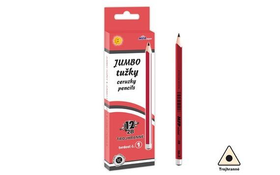 M NO. 1 JUMBO TRIANGULAR GRAPHITE PENCIL 6200237