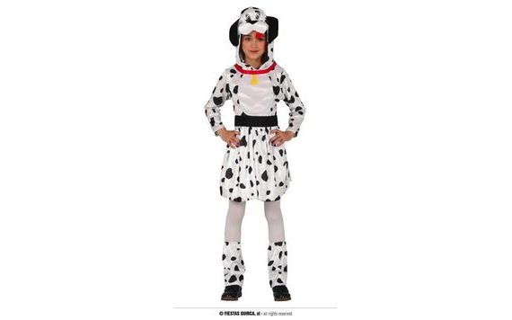 CHILDREN'S DALMATIAN COSTUME - SIZE 3-4 YEARS