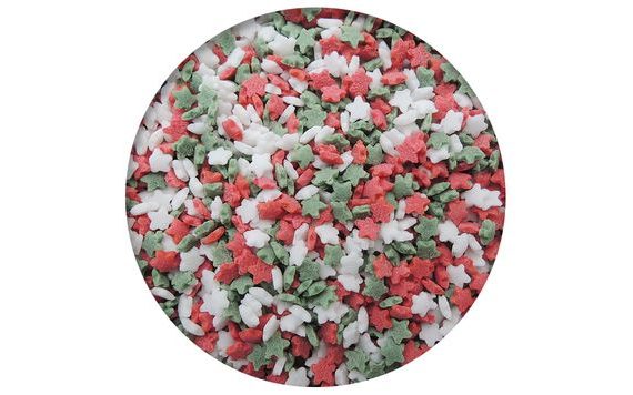 CANDY DECORATING STARS COLOURED 50 G