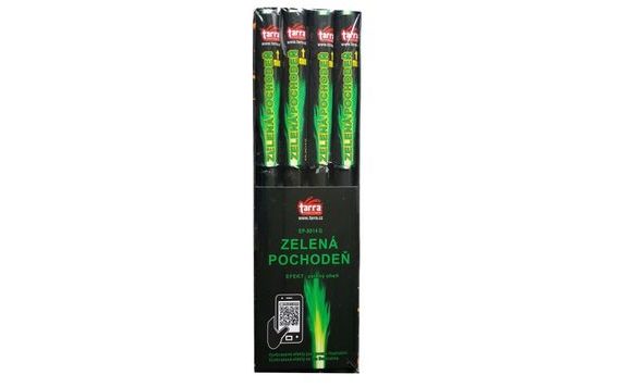 BENGÁLSKY OHEŇ - ZELENÁ POCHODEŇ - 4KS - 20/4