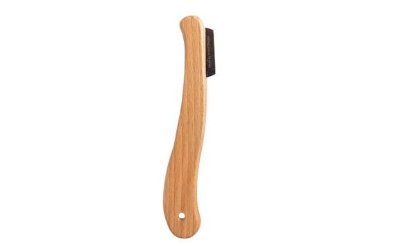 NŮŽ K NAŘEZÁVÁNÍ CHLEBA DŘEVO/PLAST+5 KS ŽILETEK