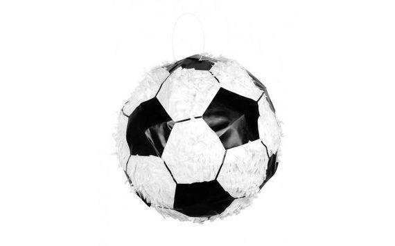 SOCCER BALL PIÑATA, 8 X 28 X 28 CM - BREAKABLE