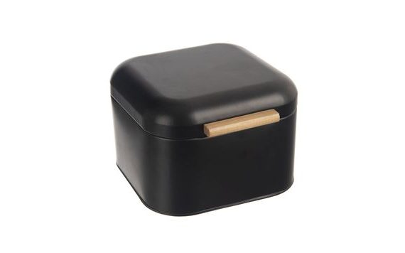BREAD BOX 21.5X20X14 CM BLACK