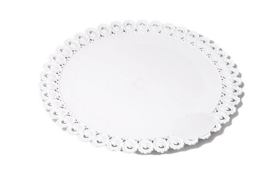 CAKE BOARD 32CM WITH A LACE RIM