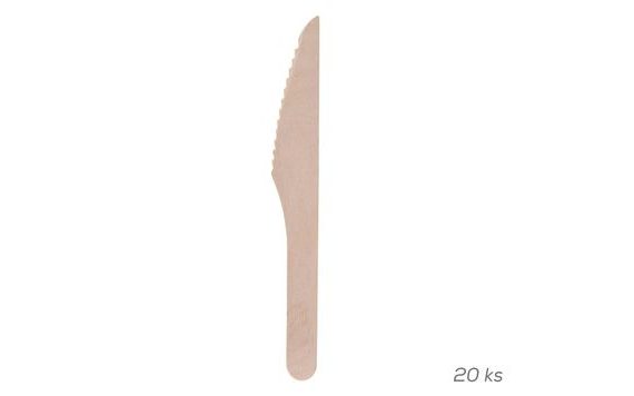 NŮŽ DŘEVO 16,5 CM 20 KS