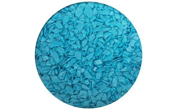 CONFECTIONERY DECORATION BLUE - CYAN ICING SCALES 250 G