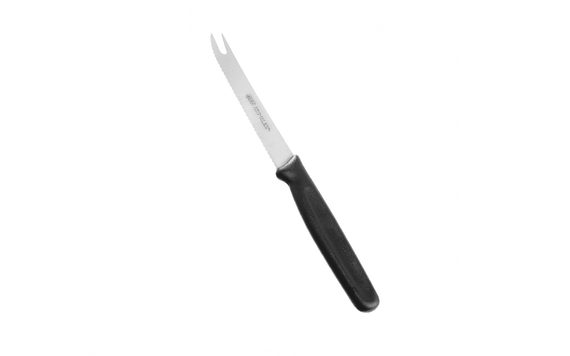 SNACK KNIFE WITH DOUBLE TIP AND SERRATED BLADE - 11 CM