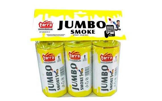 JUMBO SMOKE FÜSTBOMBÁK - SÁRGA - 3 DB - 16/3 TÉPŐZÁRAS BIZTOSÍTÉK