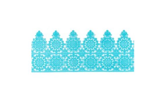 SUGAR LACE – BLUE – WIDTH 6 CM