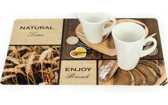 PLASTIC PLACEMAT NATURAL & ENJOY