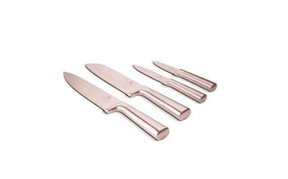 4-PIECE STAINLESS STEEL KNIFE SET TAUPE COLLECTION