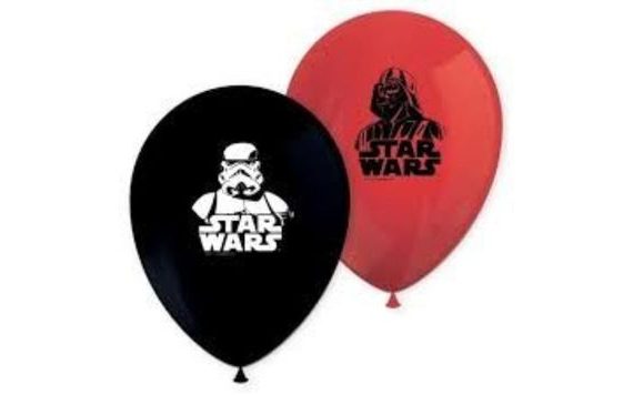 BALÓNKY STAR WARS - HVĚZDNÉ VÁLKY - 28 CM - 8 KS
