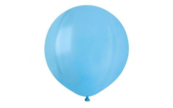 BALÓNEK LATEXOVÝ 48 CM – PASTELOVÝ SVĚTLE MODRÝ, 1 KS