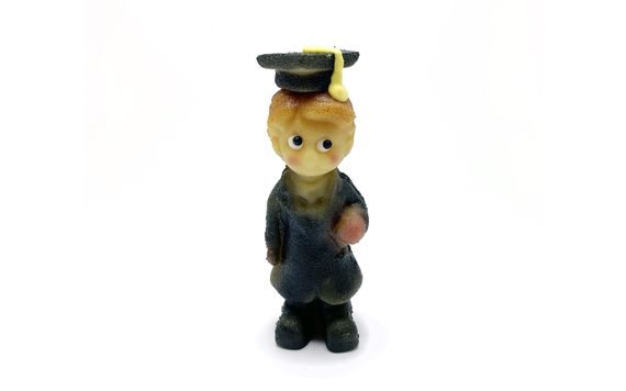 STUDENT - GRADUATE - MARZIPAN FIGURINE