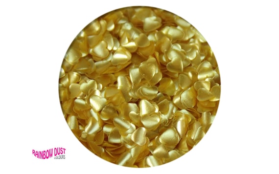 GOLDEN HEARTS - LUXURY EDIBLE DECORATION