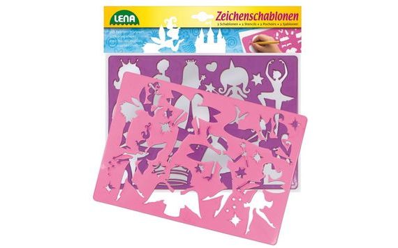 DRAWING STENCILS (PRINCESSES & BALLERINAS)