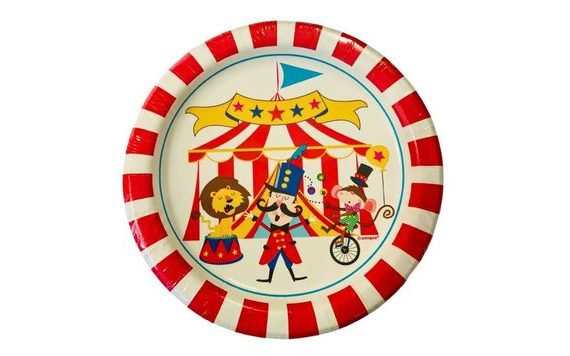 TALÍŘE CIRKUS - KARNEVAL -17,5CM / 8 KS