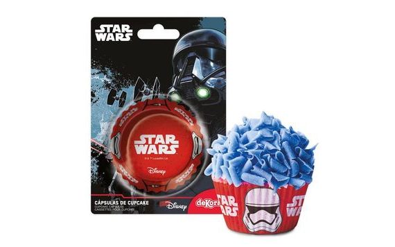 STAR WARS MUFFIN KOSARAK - 5 X 3 CM - 50 DB