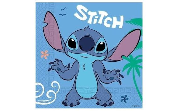 STITCH AND ANGEL PAPER NAPKINS - 33 X 33 CM - 20 PCS