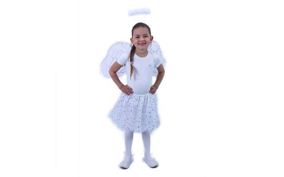 CHILDREN'S COSTUME TUTU SKIRT ANGEL - CHRISTMAS