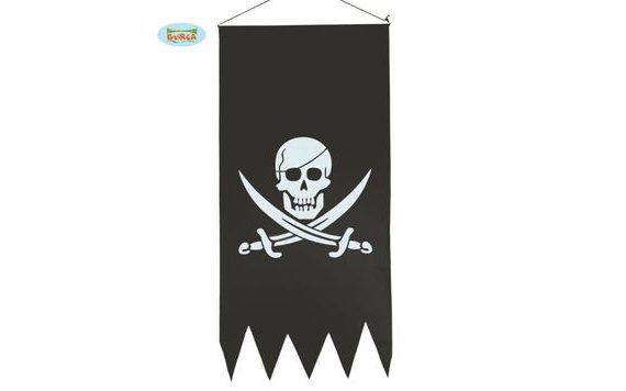 PIRATE BANNER, 43X86 CM