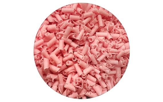 CURLY STRAWBERRY MINI - CHOCOLATE SHAVINGS 50 G