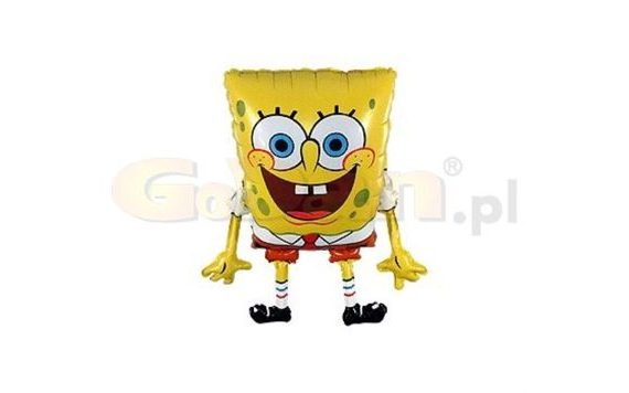 FOIL BALLOON 35 CM SPONGEBOB (CANNOT FILL HELIEM)