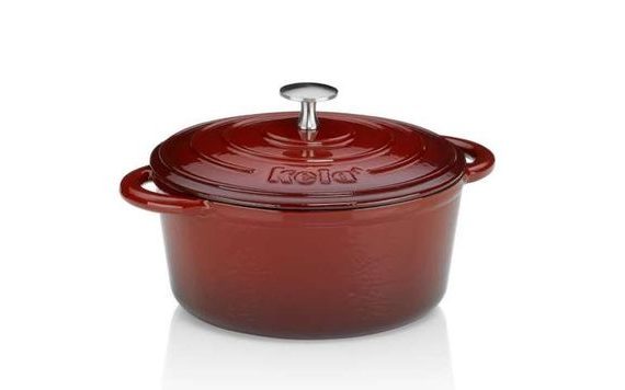 CAST IRON ROASTING DISH WITH LID CALIDO 21 CM