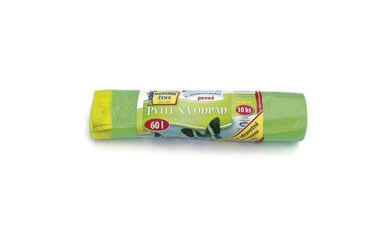 DRAWSTRING TRASH BAGS 60 L/10 PCS
