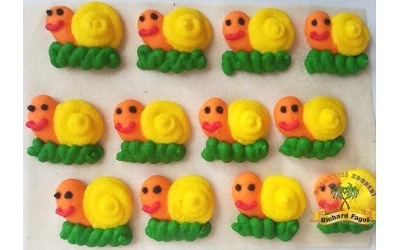 CUKROVÉ DEKORÁCIE SLIMÁKY