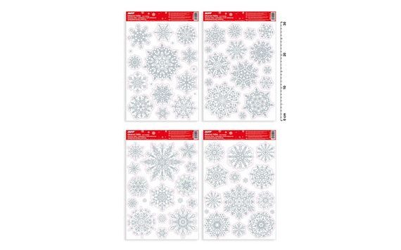 CHRISTMAS WINDOW FILM GLITTER VA011 20X30CM