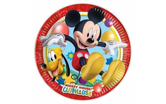 TANIERE PAPIEROVÉ MICKEY 19,5 CM 8 KS