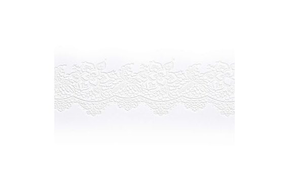 WHITE SUGAR LACE - WIDTH 6 CM