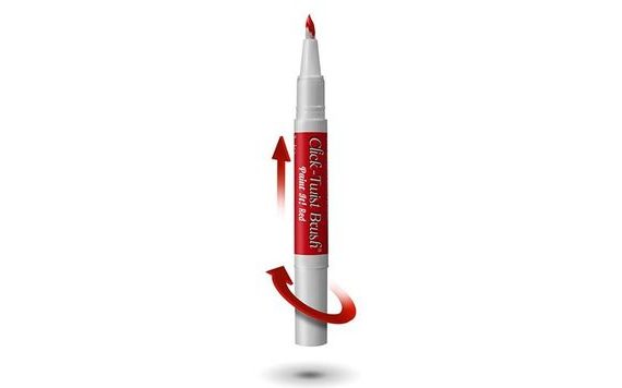 RED GLOSSLESS BRUSH RED - RAINBOW DUST PAINT IT! CLICK-TWIST BRUSH®