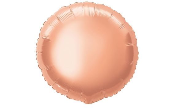 BALÓN FOLIOVÝ 45 CM KULATÝ - RŮŽOVO ZLATÁ - ROSE GOLD