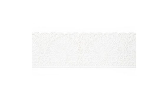 WHITE SUGAR LACE - WIDTH 6 CM