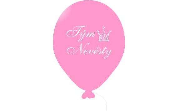 TEAM BRIDE BALLOON PINK