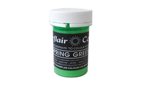 GREEN GEL PASTE COLOUR SGF SPRING GREEN