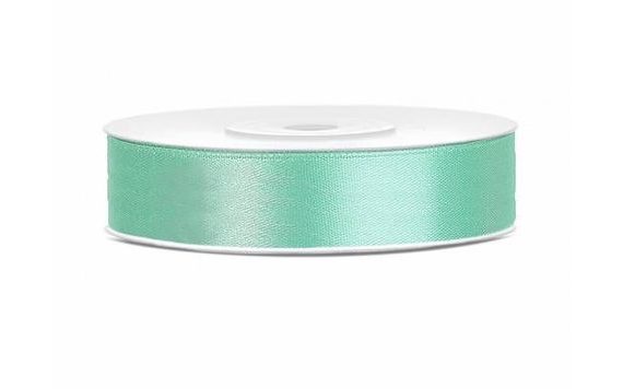 SATIN MINT RIBBON 12MM/25M