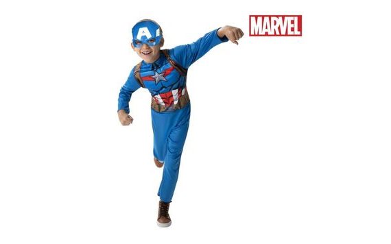 CHILDREN'S CAPTAIN AMERICA COSTUME - AVENGERS SIZE 12-14 YEARS