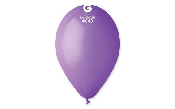 PURPLE BALLOONS 100 PCS 26 CM PASTEL