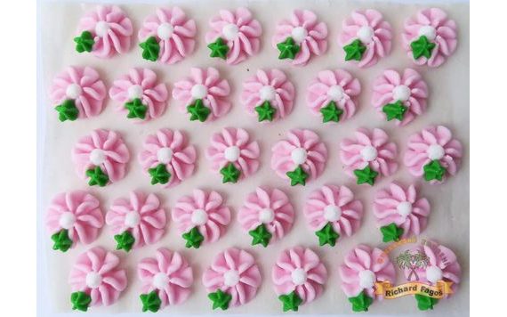 CUKROVÉ OZDOBY – KVETY NA PLATÍČKU 35
