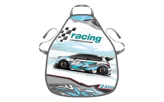 CHILDREN'S APRON - CAR - RACING